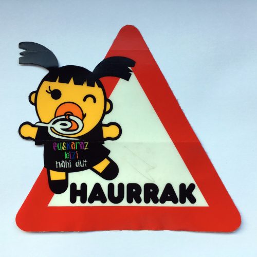 Autorako pegatina "Haurrak"