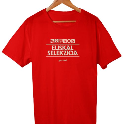 EUSKAL SELEKZIOA kamiseta gorria