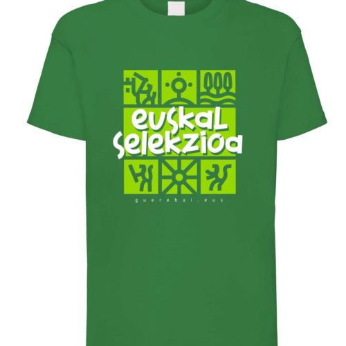 EUSKAL SELEKZIOA haurren kamiseta berdea