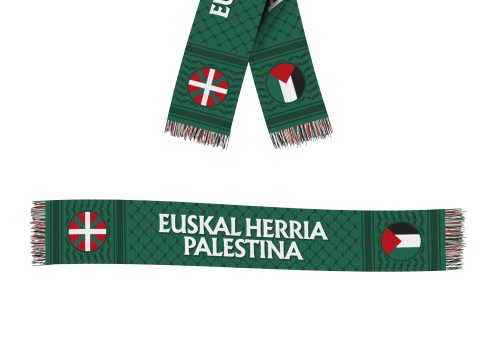 Euskal Herria Palestina elkartasun bufanda